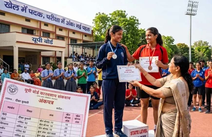 यूपी बोर्ड खिलाड़ियों को देगा 20 बोनस अंक, खेल उपलब्धियों का मिलेगा फायदा