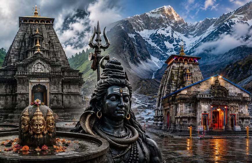सावन में शिवधामों का रहस्य, त्र्यंबकेश्वर और केदारनाथ की अद्भुत कथाएं।