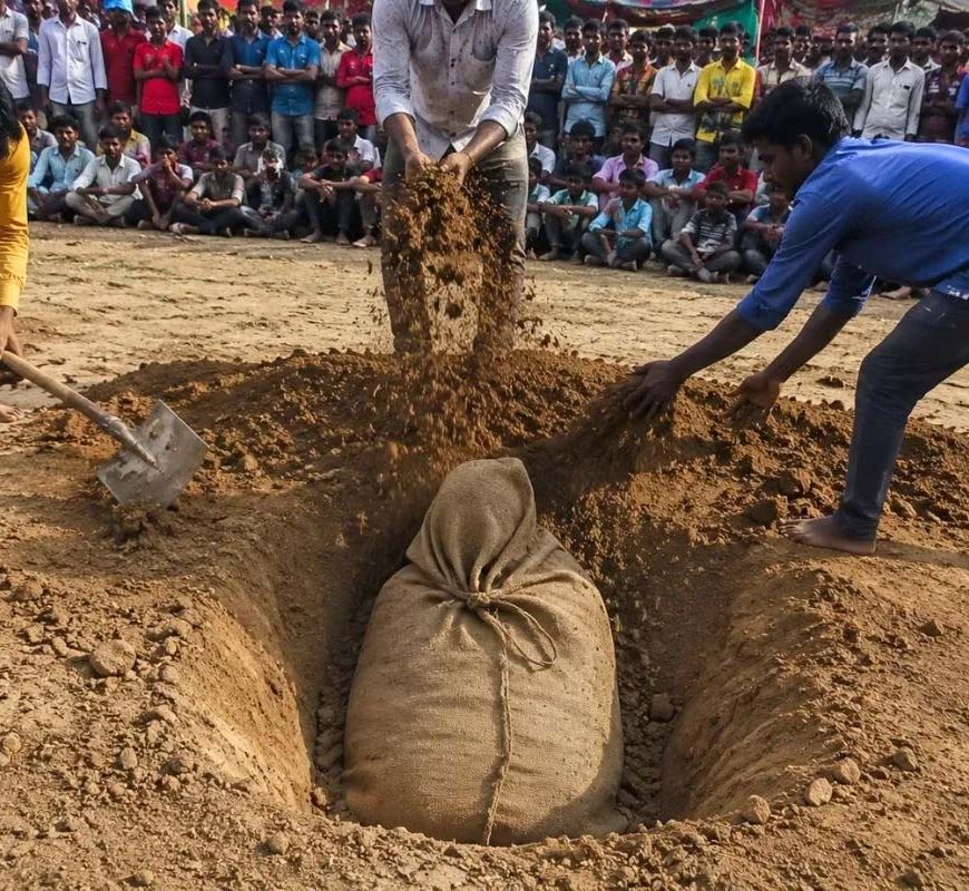 नूंह में 'जिंदा समाधि' स्टंट बना मौत का खेल, 27 वर्षीय युवक की दम घुटने से मौत