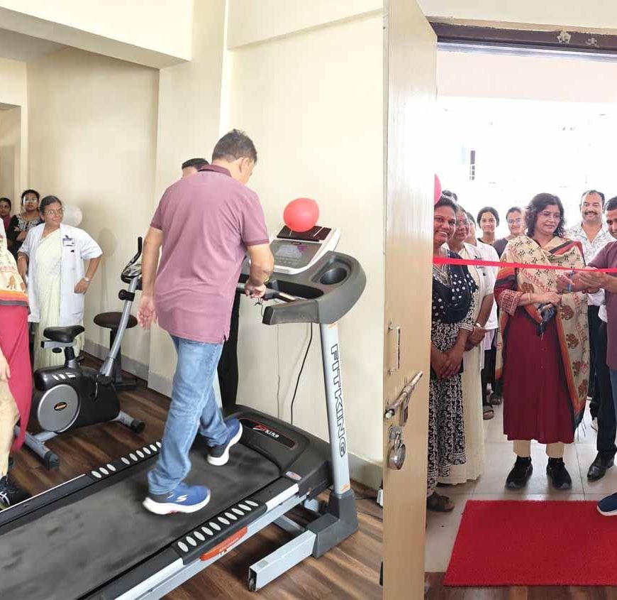 गंगा गर्ल्स हॉस्टल में छात्राओं के लिए शुरू हुआ जिम, टेबल टेनिस व बैडमिंटन कोर्ट
