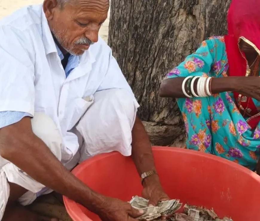 चोरों से बचाने खेत में दबाए पांच लाख, दीमक ने 75 फीसदी नोट किए बर्बाद
