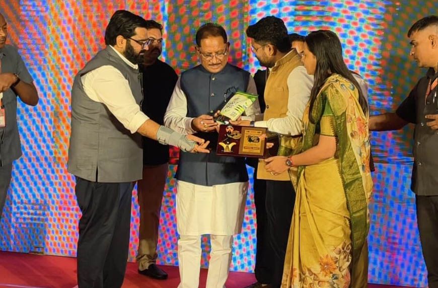 आईटीवी नेटवर्क यूथ कॉन्क्लेव: कृषि में नवाचार के लिए डॉ. विकास लुनावत सम्मानित