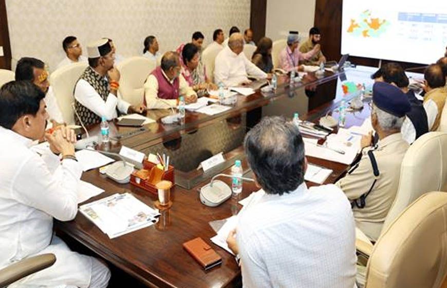कम वर्षा की स्थिति में प्रत्येक जिले में आवश्यक तैयारी रखी जाए : मुख्यमंत्री डॉ. यादव