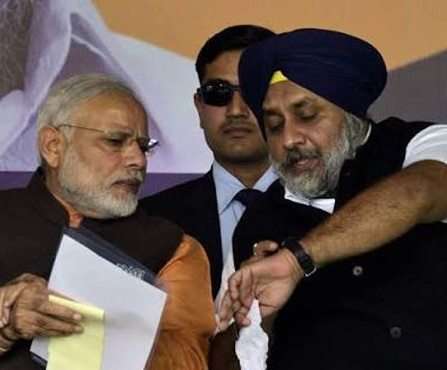 BJP-Akali गठबंधन पर फिर सस्पेंस! PM मोदी-सुखबीर बादल की मुलाकात से गरमाई चर्चा, सैनी के बयान से ठंडी पड़ी बात
