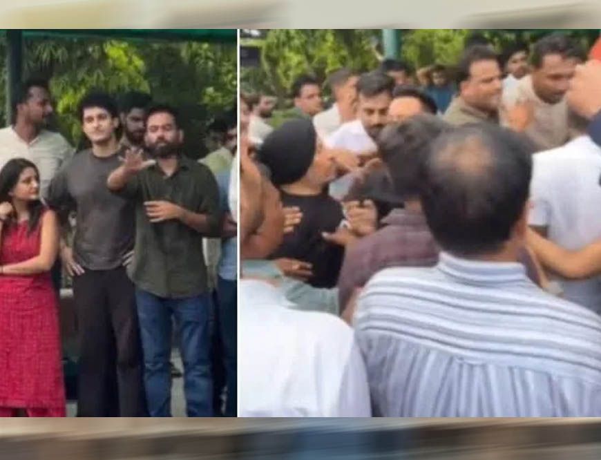 पार्क में पहुंचे अभिजीत दीपके को लोगों ने भगाया, बोले- ‘यह जंतर-मंतर नहीं, यहां नौटंकी नहीं चलेगी’