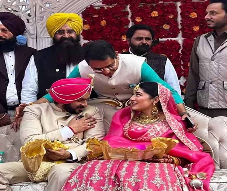 पंजाब में AAP विधायक के बेटे की 'कुरमाई' में जुटे दिग्गज नेता, समारोह में दिखी सियासी जमघट
