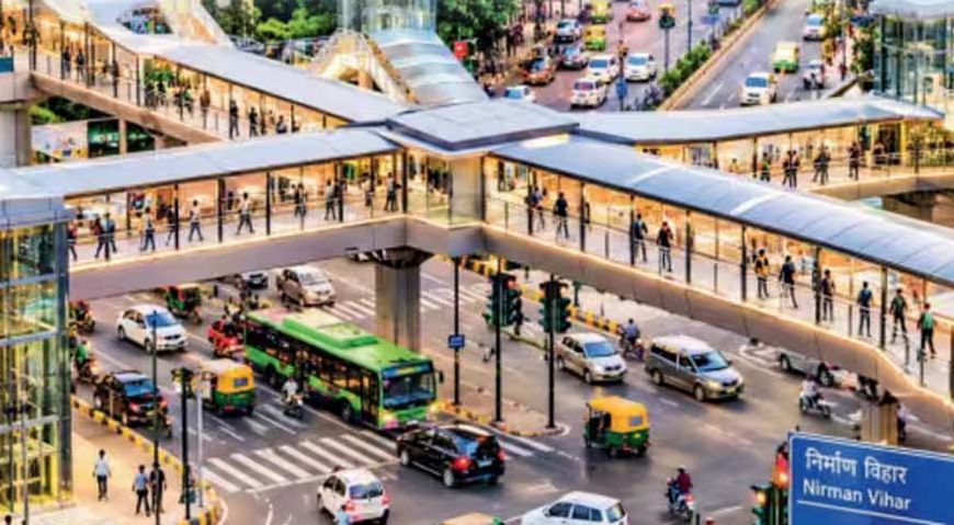 दिल्ली के निर्माण विहार में बनेगा 500 मीटर लंबा स्काईवॉक, 4 लिफ्ट से होगी कनेक्टिविटी