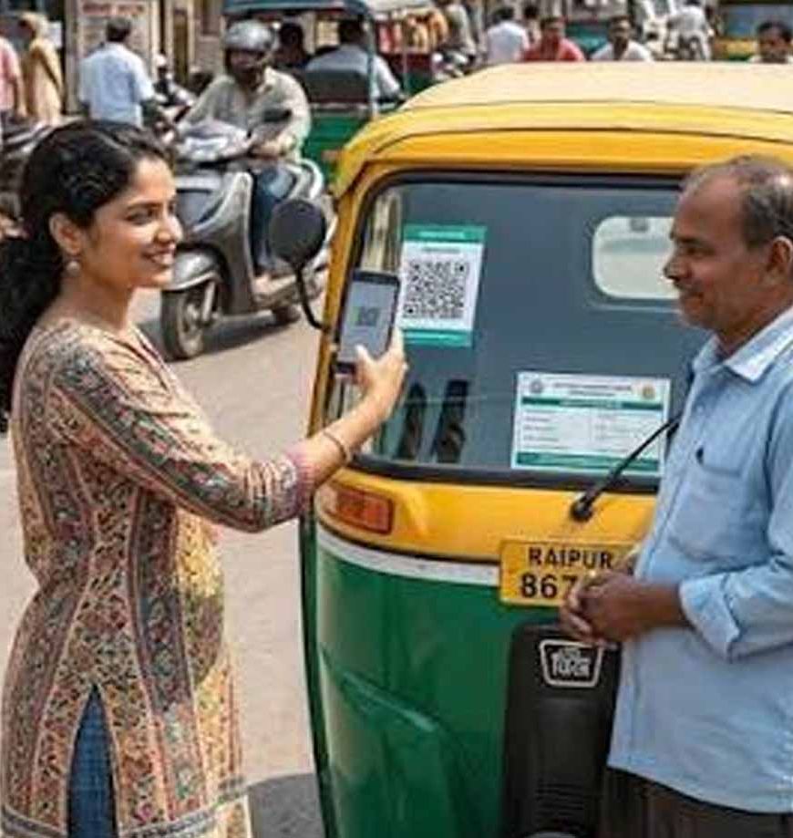 Durg में ऑटो-ई-रिक्शा की होगी डिजिटल पहचान, 16 अगस्त से QR कोड रजिस्ट्रेशन शुरू