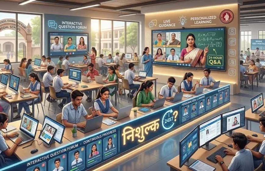 बिहार के 688 मॉडल स्कूलों में शुरू होगी 24 घंटे ऑनलाइन शिक्षक सुविधा