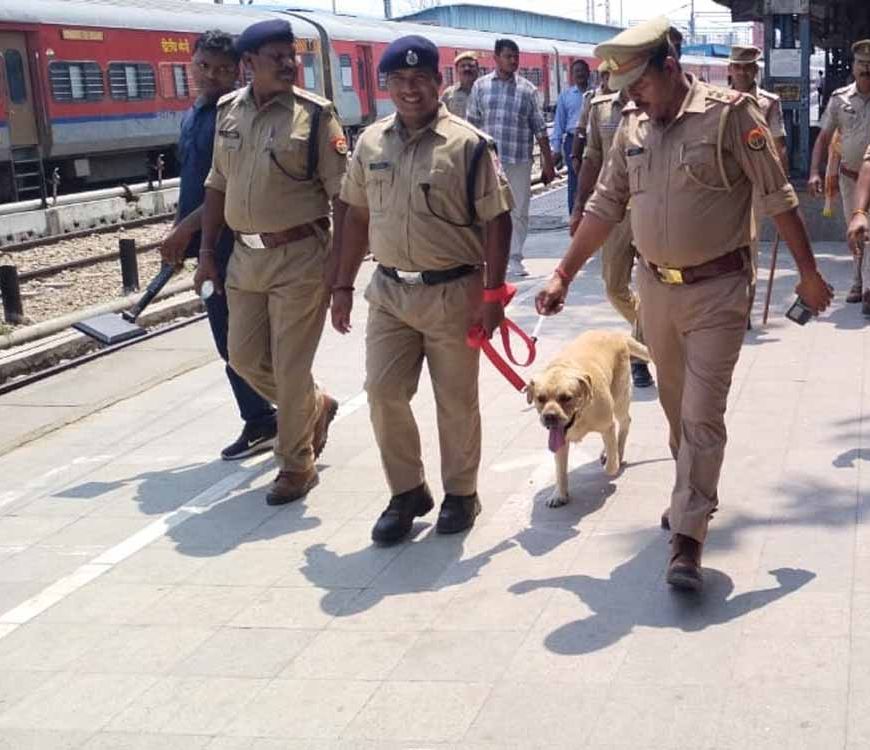 पानीपत जंक्शन पर हाई अलर्ट, डॉग स्क्वाड और सुरक्षा एजेंसियों ने चलाया सघन जांच अभियान