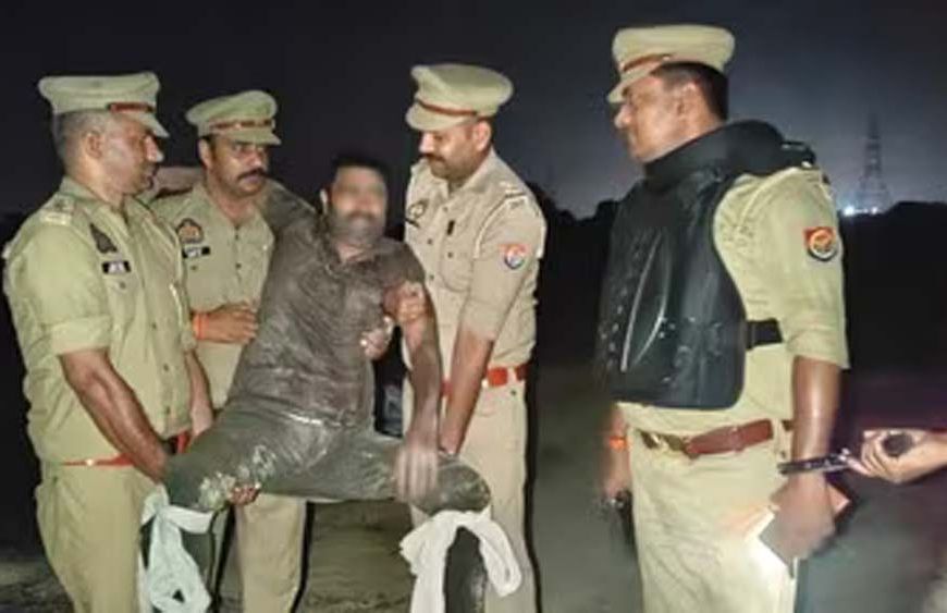 कानपुर में मुमताज हत्याकांड का मुख्य आरोपी रानू पुलिस मुठभेड़ में पैर में गोली लगने से गिरफ्तार