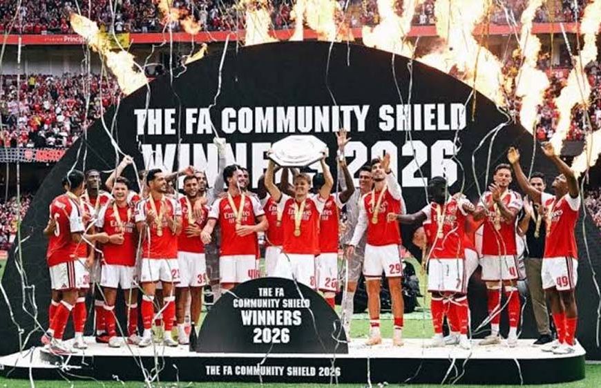 Community Shield: आर्सनल ने मैनचेस्टर सिटी को 3-0 से रौंदा, खिताब के साथ नए सीजन का आगाज