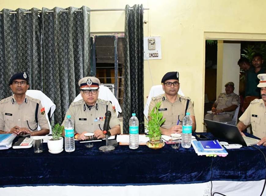 बूंदी दौरे पर राजस्थान DGP राजीव कुमार शर्मा, पुलिसिंग और कानून-व्यवस्था की समीक्षा