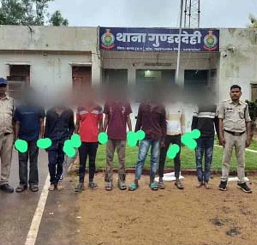 बालोद में मोबाइल टावर केबल चोर गिरोह का भंडाफोड़, 7 आरोपी गिरफ्तार