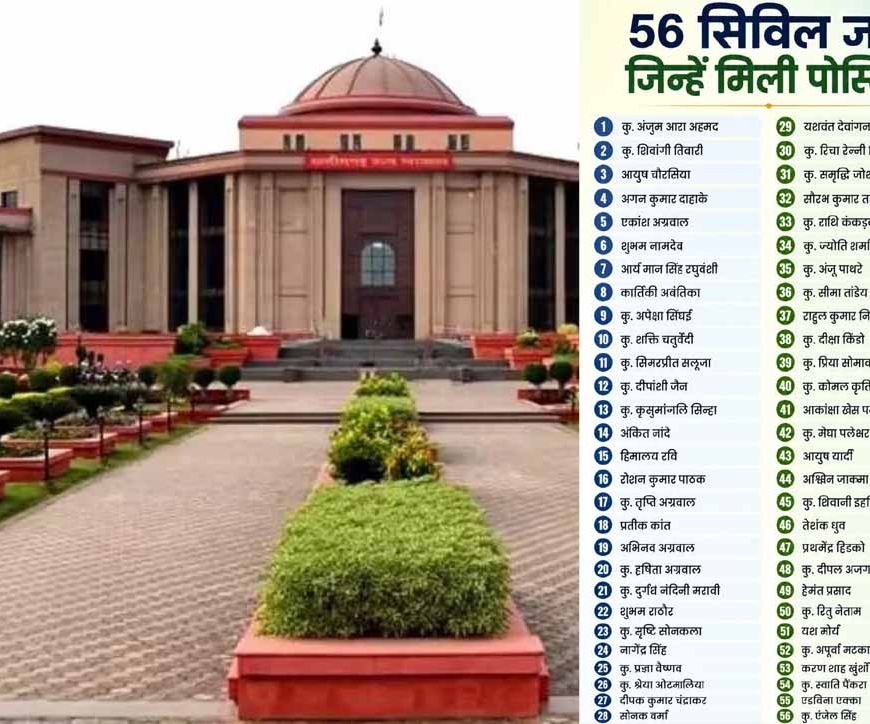 CG में 56 नए सिविल जजों को मिली पहली पोस्टिंग, 15 अधिकारियों का भी ट्रांसफर