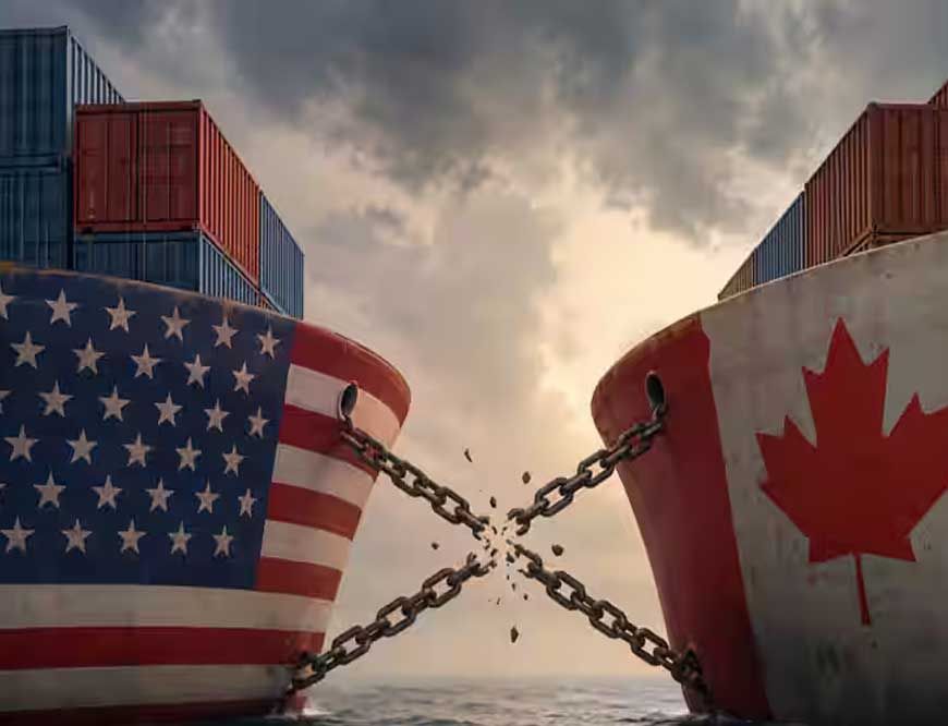 US-Canada Trade War: ट्रंप के 50% टैरिफ का कनाडा ने दिया जवाब, PM कार्नी ने किया डॉलर-टू-डॉलर टैक्स का ऐलान