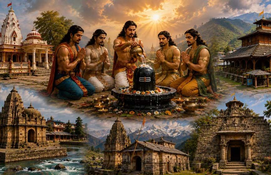 सावन के आखिरी सोमवार पर जानें पांडवों से जुड़े इन 5 प्राचीन शिवधामों की मान्यताएं