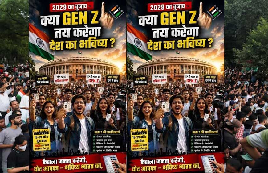2029 तक Gen Z बनेगी भारत की सबसे बड़ी वयस्क पीढ़ी, चुनावी एजेंडा तय करने में बढ़ेगी ताकत