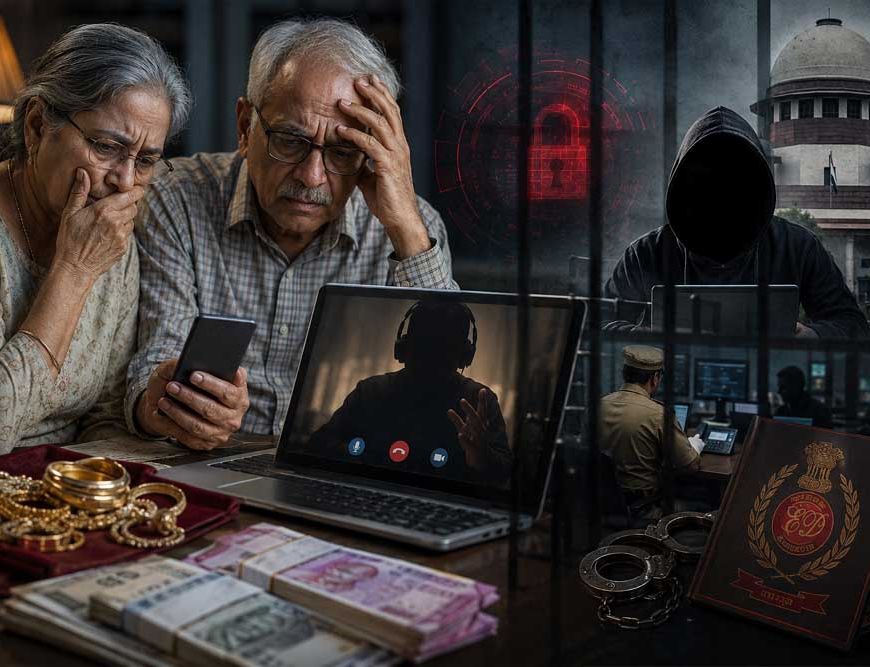 भोपाल में 97 दिन का डिजिटल अरेस्ट, ED-सुप्रीम कोर्ट का डर दिखाकर दंपती से ऐंठे 22 लाख