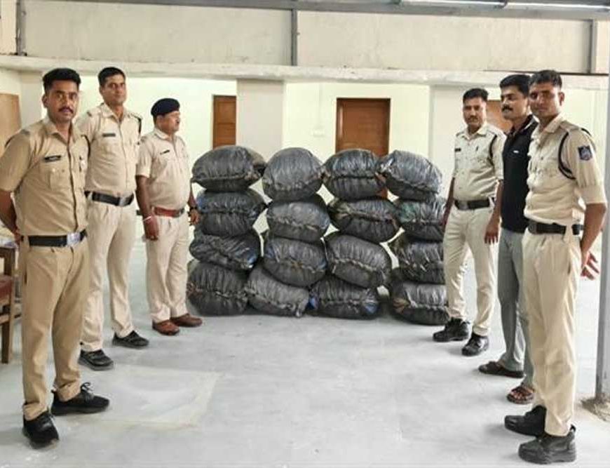 विगत एक सप्ताह में लगभग 5 करोड़ 41 लाख रुपए से अधिक मूल्य के मादक पदार्थ एवं अन्य संपत्ति जब्त