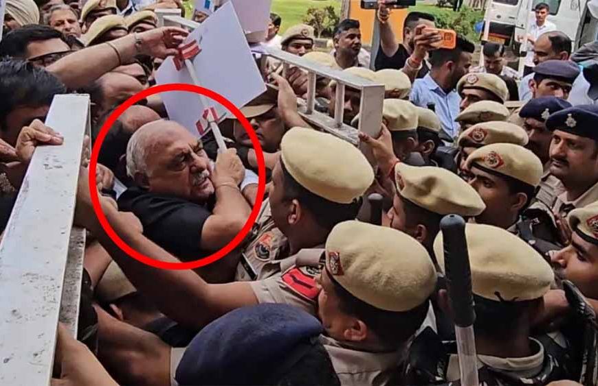 हरियाणा विधानसभा में धक्का-मुक्की और हंगामे पर सियासी संग्राम, बीजेपी ने साधा निशाना
