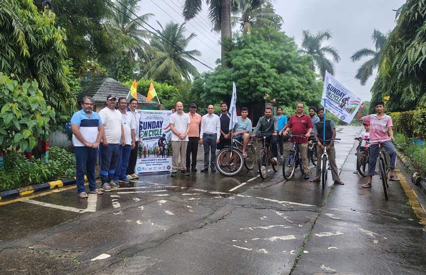 एक घंटा खेल के मैदान में’ के अंतर्गत साइक्लिंग गतिविधि (संडे ऑन साइकिल) का आयोजन
