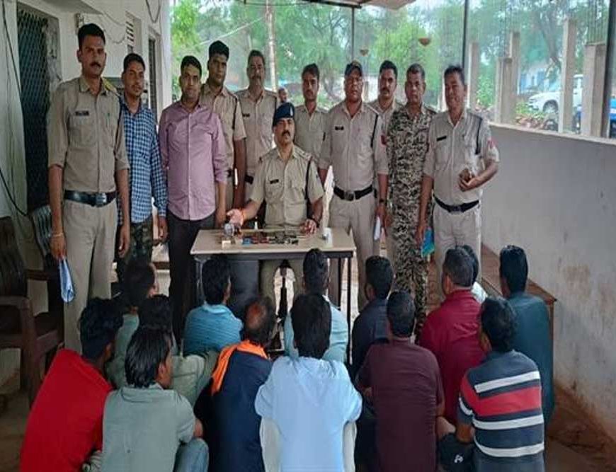 मध्यप्रदेश पुलिस की जुएं-सट्टे के अवैध कारोबार पर सख्त कार्रवाई