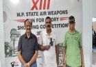 मध्यप्रदेश पुलिस के निरीक्षक राकेश कुमार कुशवाह ने राज्य स्तरीय निशानेबाजी प्रतियोगिता में जीता रजत पदक