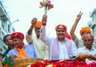 उदयपुर नगर निगम चुनाव का बिगुल, CM भजनलाल शर्मा ने किया रोड शो; BJP का 60+ सीटों का लक्ष्य