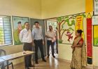 कुरूद की ग्राम पंचायतों में योजनाओं और विकास कार्यों का आयुक्त  तारन प्रकाश सिन्हा ने किया निरीक्षण