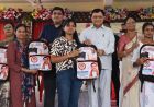 रायपुर : एजुकेशन किट वितरण- उद्योग मंत्री लखन लाल देवांगन ने 1500 छात्राओं को दी सौगात, कॉलेजों में विशाल डोम निर्माण की घोषणा