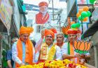 पाली में भजनलाल शर्मा का रोड शो, कांग्रेस पर बरसे सीएम; बोले- निकाय चुनाव में खिलेगा कमल
