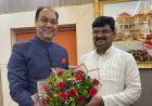 अल्पसंख्यक आयोग के अध्यक्ष  मोहसिन रज़ा ने प्रदेश संगठन महामंत्री  धर्मपाल सिंह जी से की भेंट