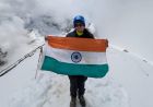 लखनऊ की पर्वतारोही पूर्वा धवन ने 5,826 मीटर ऊंची रुद्रगैरा चोटी पर फहराया तिरंगा