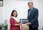 चिकित्सा एवं स्वास्थ्य विभाग की प्रमुख शासन सचिव गायत्री राठौड़ से मिले यूनिसेफ़ के उप प्रतिनिधि जेस्पर मोलर