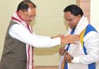 रायपुर : मुख्यमंत्री विष्णु देव साय ने ओडिशा के मुख्यमंत्री मोहन चरण माझी से की सौजन्य भेंट