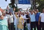 तिजारा सभापति चुनाव से पहले घमासान, कांग्रेस पार्षद को रोकने पर भड़के नेता