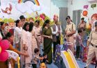 महिला पुलिस कर्मियों के बच्चों की सुविधा के लिए पुलिस पब्लिक स्कूल नेहरू नगर में नवनिर्मित वात्सल्य झूलाघर का शुभारंभ