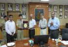 उत्तर पूर्वी पुलिस अकादमी के प्रशिक्षु पुलिस अधिकारियों ने की पुलिस महानिदेशक से भेंट