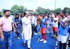 छत्तीसगढ़ हॉकी लीग : चयन ट्रायल के पहले दिन 223 खिलाड़ी उतरे मैदान पर, उप मुख्यमंत्री  अरुण साव ने खिलाड़ियों से की मुलाकात