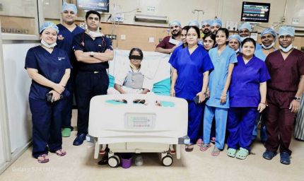 बिहार की 48 वर्षीय महिला की अम्बेडकर अस्पताल में सफल बाईपास सर्जरी