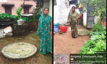 मोर गांव मोर पानी अभियान से दुर्ग में महिलाओं ने श्रमदान से बनाए 3360 सोख्ता गड्ढे