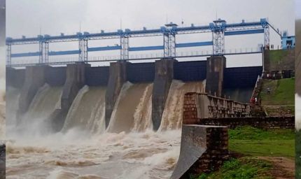 चंदौली में भारी बारिश से लबालब हुए तीन बड़े बांध, लतीफ शाह-चंद्रप्रभा से छोड़ा जा रहा पानी