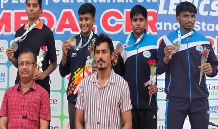 राष्ट्रीय युवा एथलेटिक्स चैंपियनशिप में MP के कृष्ण चंद्र ने बनाया मीट रिकॉर्ड, शिवानी पटेल ने जीता कांस्य