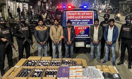 लखनऊ में नशीली दवाओं के गिरोह का भंडाफोड़, 71 लाख की ड्रग्स के साथ 6 तस्कर गिरफ्तार