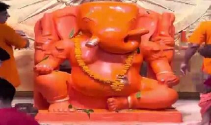 जयपुर में गणेशोत्सव का भव्य आगाज! 348 किलो पंचामृत से अभिषेक, 3000 किलो घी से बनेंगे मोदक