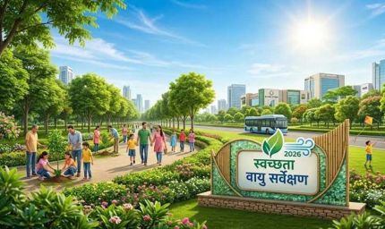 राष्ट्रीय स्वच्छ वायु सर्वेक्षण-2026: मध्यप्रदेश के तीन शहर देश के शीर्ष पाँच में