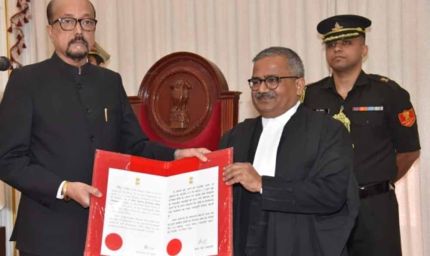 CG के मुख्य न्यायाधीश जस्टिस महापात्र बोले- मां महामाया की भूमि पर आना मेरा सौभाग्य