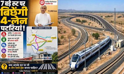रेलवे के 7 भीड़भाड़ वाले रूट होंगे फोरलेन, मोदी कैबिनेट की बड़ी मंजूरी; बिहार-झारखंड वालों की बल्ले-बल्ले