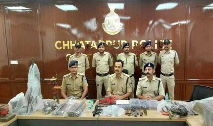 मध्यप्रदेश पुलिस की अवैध हथियारों के मामले में बड़ी कार्रवाई
